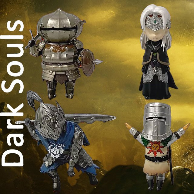 Bandai Dark Souls Siegmeyer Schwarzer Ritter, PVC-Figur, 10cm - Bild 1