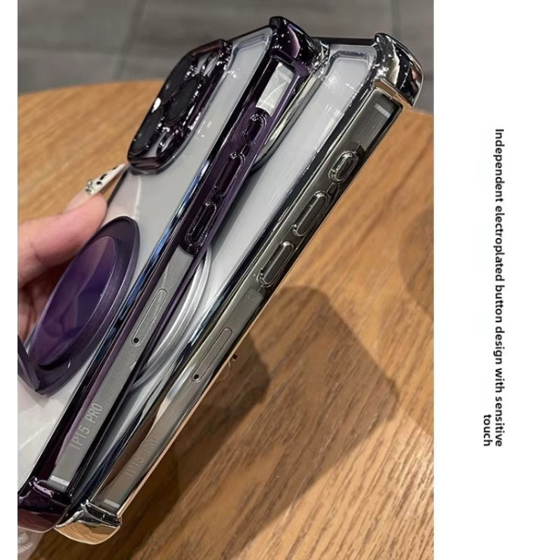 Transparente Schutzhülle mit Rotationshalter für OPPO Reno 15 Pro Max 14 13 FS/F A6/A5 Pro A5X A3X A40 A40M 4G/5G - Bild 3