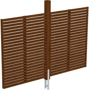 SKANHOLZ Rückwand in Nussbaum, Breite: 291 cm - Bild 1