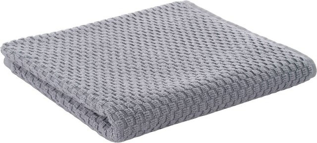 POCOline Handtuch Popcorn aus Baumwolle in Anthrazit, Breite: 50 cm, Länge: 100 cm - Bild 1