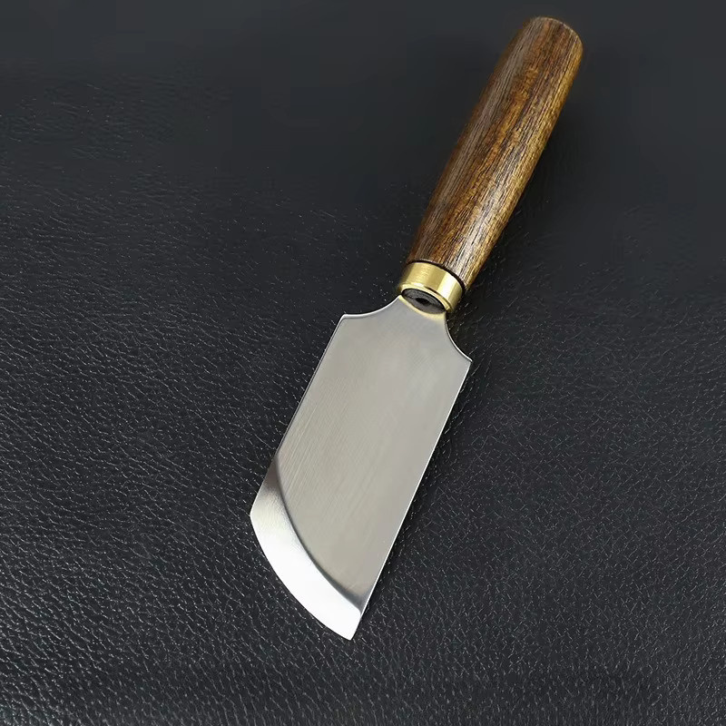 DIY Cutter Messer aus Sandelholz für Leder und Holz mit verschiedenen Mundformen zum Schneiden und Trimmen von Kanten - Bild 3