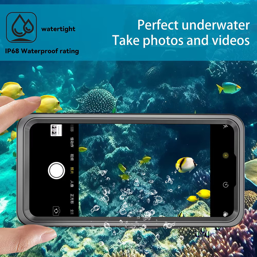 Wasserdichte Luxus Schutzhülle aus Aluminium für Google Pixel 8, 8 Pro, 7A, 7 Pro, 6 Pro, 6A in Schwarz mit IP68 Zertifizierung - Bild 4