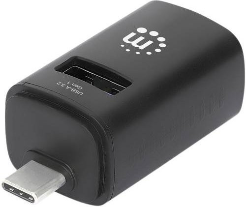 Manhattan USB-Hub 180993 mit 3 USB-A Ports USB 3.0 5 GBit/s Schwarz - Bild 1