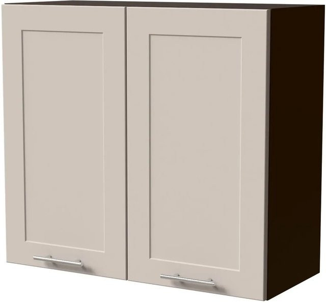 Feldmann-Wohnen Hängeschrank Oslo in Lava und Kaschmir Matt, B/T/H: 80 x 32,5 x 72 cm - Bild 1