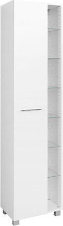 HELD MÖBEL Seitenschrank Portofino in Weiss, B/T/H: 45 x 35 x 180 cm - Bild 1