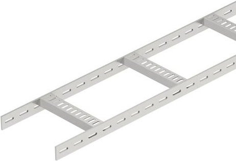 OBO Bettermann Kabelleiter weiß, Länge: 300 cm, Breite: 50 cm, Höhe: 4 cm - Bild 1