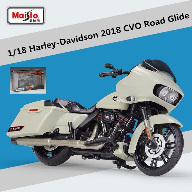 Maisto Harley-Davidson Cvo Road Glide, Sportmotorrad Modell, 1:18, Metall - Bild 1