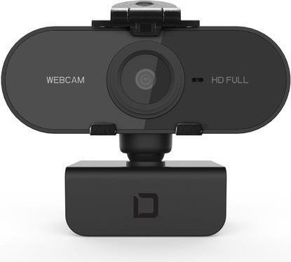 Dicota Webcam PRO Plus Full HD Web-Kamera in Schwarz mit 1080p Auflösung und Audio über USB-Anschluss - Bild 1