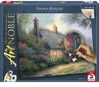 Schmidt Spiele Thomas Kinkade Moonlight Cottage Malen Leinwand Set - Bild 1