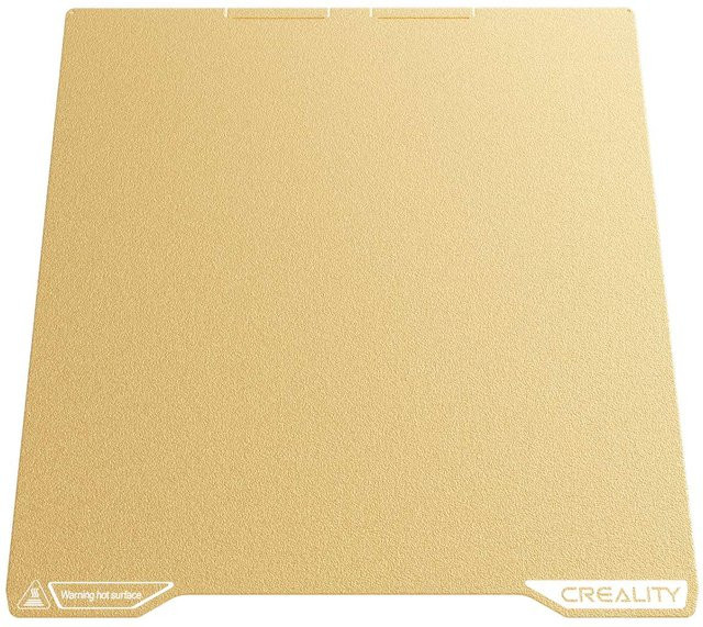 Creality Original K2/K2 PRO PEI Doppelseitige Mattierte Bauplatte mit Hochfester Premium PEI Pulverbeschichtung für FDM 3D-Drucker in Gold - Bild 1