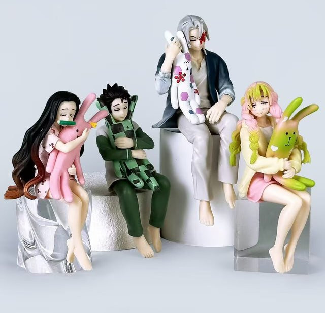 Bandai Demon Slayer Schlafanzug-Sitzfigur, Einzelfigur, Bunt / Mehrfarbig - Bild 1