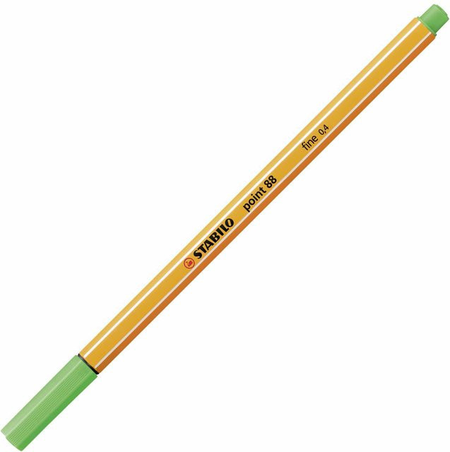 STABILO Point 88 Fineliner Hellgrün mit 0,4 mm Strichstärke - Bild 1