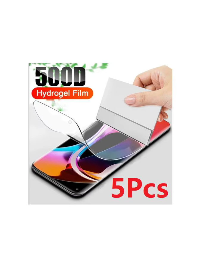 5er Pack Hydrogel Displayschutzfolien für Motorola Edge 60 5G, Moto Edge 60 Fusion und Moto Edge 60 Pro, transparent - Bild 7