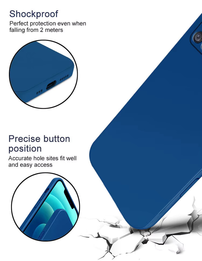 Flüssigsilikon-Handyhülle für Samsung Galaxy A-Serie 4G und 5G in Lila - Bild 5