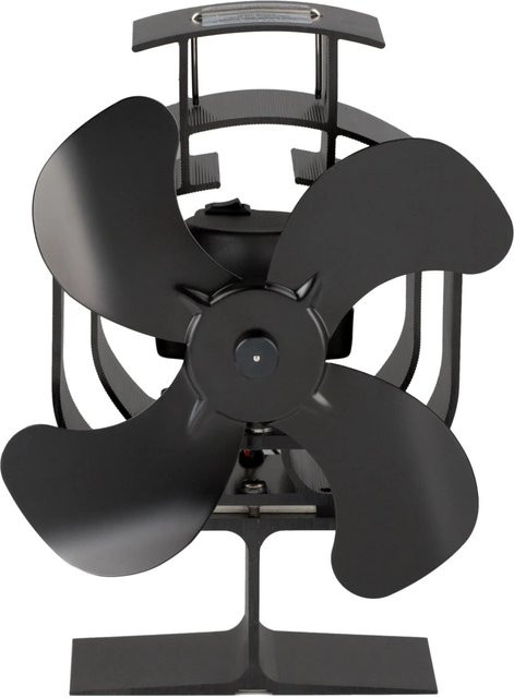 Valo Ofenventilator stehend, drehend 46 Grad, Schwarz - Bild 1