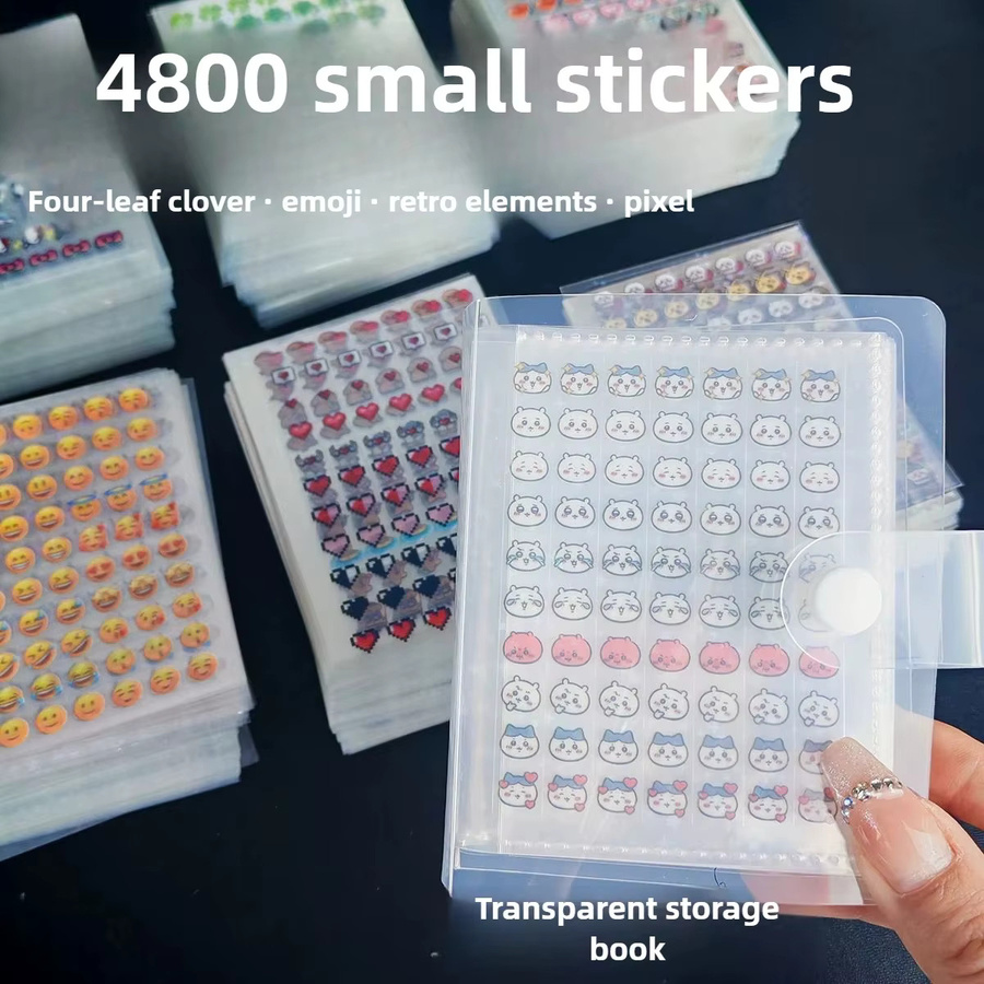 Bandai Hachiware Mini-Deko-Aufkleber Nail Art Mini-Sticker, Unisex - Bild 5