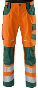 Kübler PSA Reflectiq Arbeitshose 2207 Warnorange/Moosgrün Größe 26 - Bild 1