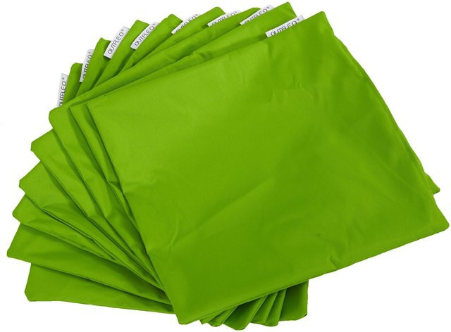 OUTFLEXX Ersatzbezugset für 8 Sessel-Rücken- und Zierkissen, grün, wasserabweisend und fleckabweisend, aus Polyester - Bild 1