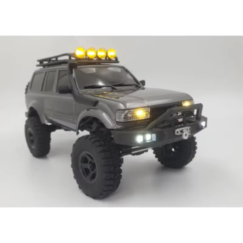 FMS Toyota Truck FCX18 LC80, RC Rock Crawler Zubehör, 1:18, mit Lichtern und Winde - Bild 3