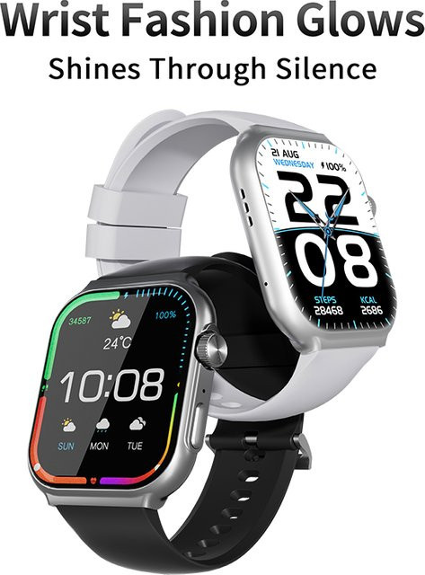 Lenovo Smartwatch, Schwarz, Silikon, Unisex - Bild 1