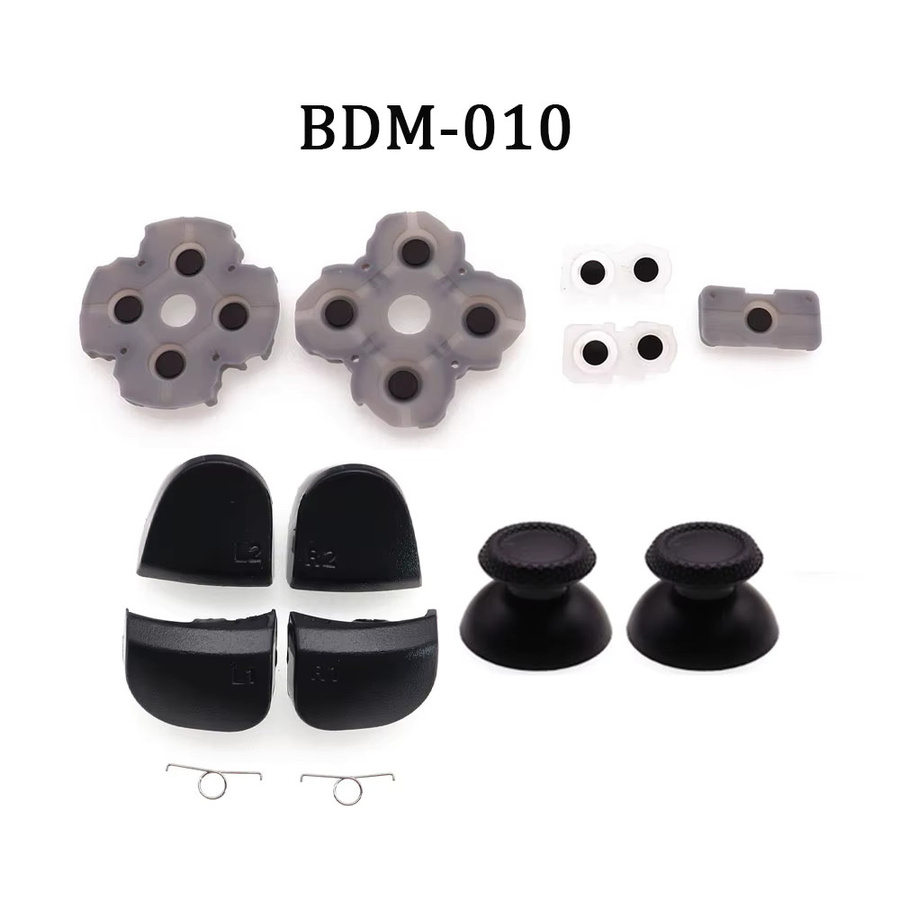 Reparatur-Set für Sony PlayStation 5 DualSense Controller: Leitfähige Gummis für L1 R1 L2 R2 Trigger Tasten und Analog Sticks für BDM-010 020 030 V1 V2 V3 - Bild 2