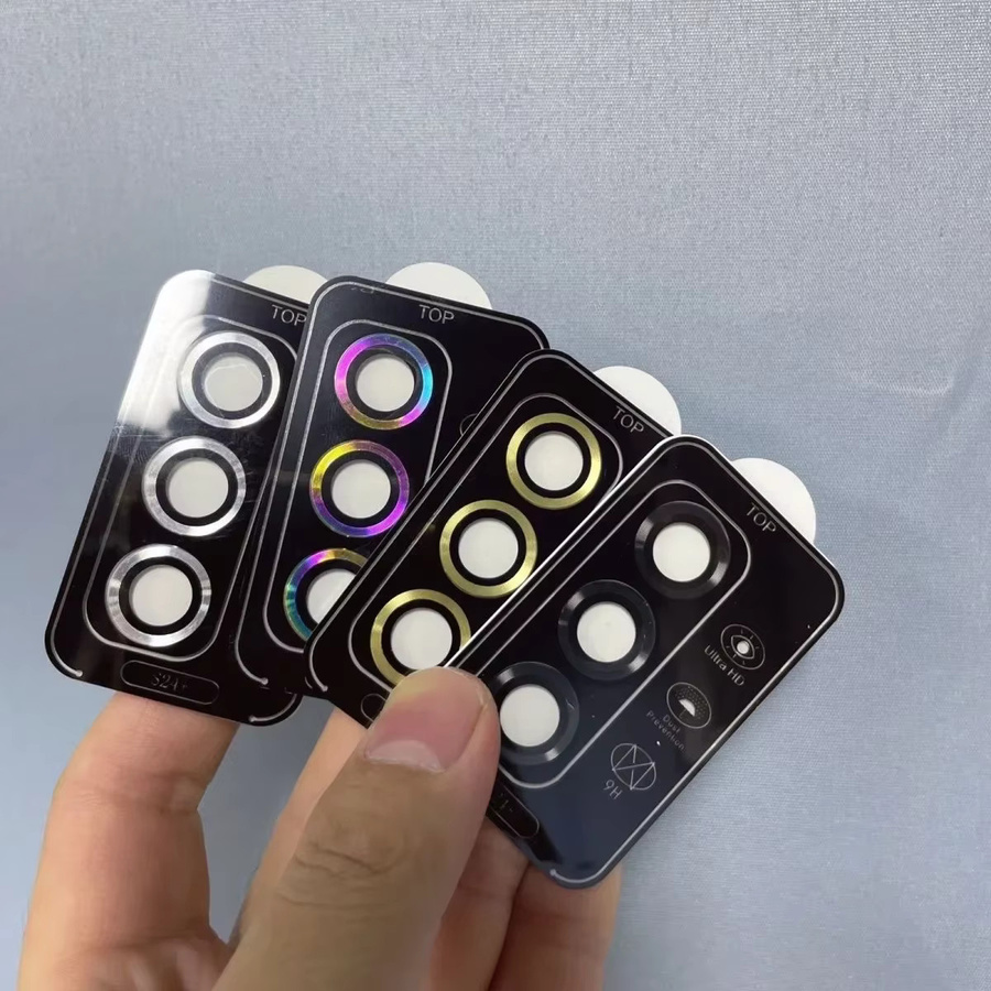 Samsung Kamera Objektiv Schutz Ring aus Metall und gehärtetem Glas in Gold für S25 S26 Ultra Plus mit Anti-Scratch Schutz - Bild 1