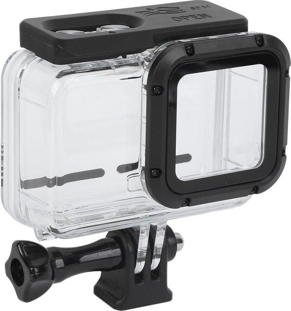 KONNWEI Wasserdichtes Unterwassergehäuse für Insta360 Black und Insta360 One R, 60m Tauchschutzhülle in Schwarz und Transparent - Bild 1