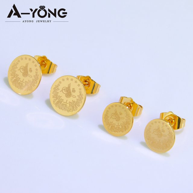 A-YONG AYONG JEWELRY Ohrstecker, 18 Karat vergoldet, Damen - Bild 1