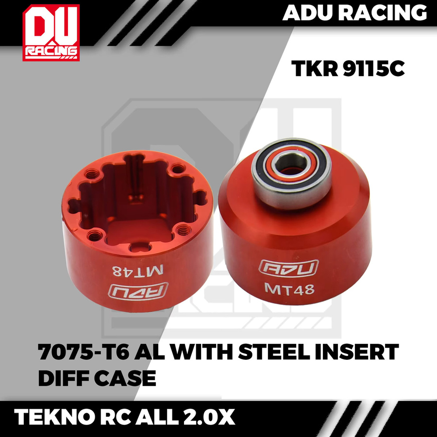 ADU RACING Diff-Gehäuse, Metall, Rot, Zubehör - Bild 2