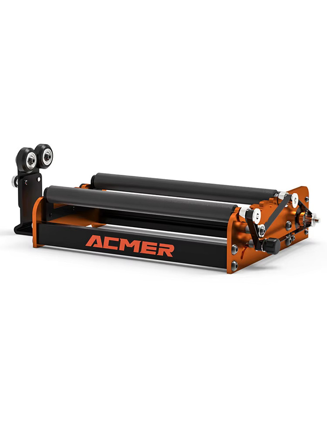 ACMER M2 Universelle Rotationsrolle Y-Achse mit 4-stufiger Durchmesser-Einstellung und verlängerter Gravurlänge für gebogene Objekte und Lasergraviergeräte - Bild 4