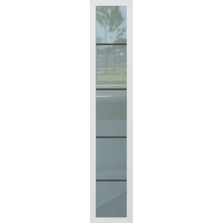 Splendoor Seitenteil für Thermospace Haustür in Weiß mit Aluminium und Glas, Breite: 250-300 mm - Bild 2