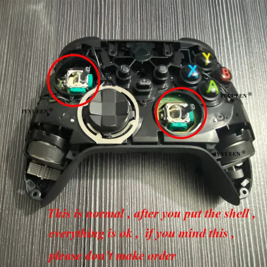IVYUEEN Analog Stick 3D Thumbstick Sensor Modul Reparatursatz für Xbox One und Series S Controller in Schwarz - Bild 4