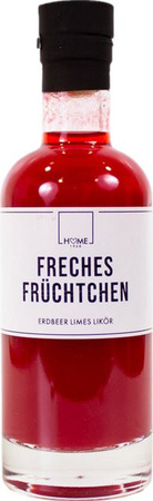 Home 1968 Erdbeer Limes Likör "Freches Früchtchen", Deutschland, 0,2 l, 16% Vol.