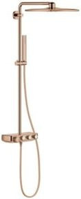 Grohe Duschsystem Euphoria SmartC 310 Cube D mit AP-Thermostat und Regendusche in Gold - Bild 1