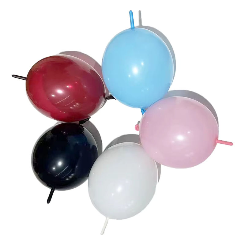 Bunte Macaron Verbindungsballons aus Latex für deine Party-Dekoration bei Hochzeit, Geburtstag oder Weihnachten, 6 Zoll oder 12 Zoll, Mehrfarbig - Bild 2