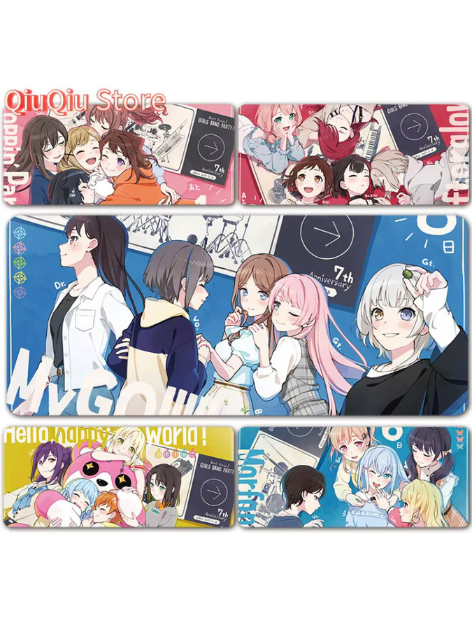 Bandai Bang Dream It's MyGO XXL Gaming-Mauspad Schreibtischunterlage in Multicolour - Bild 3