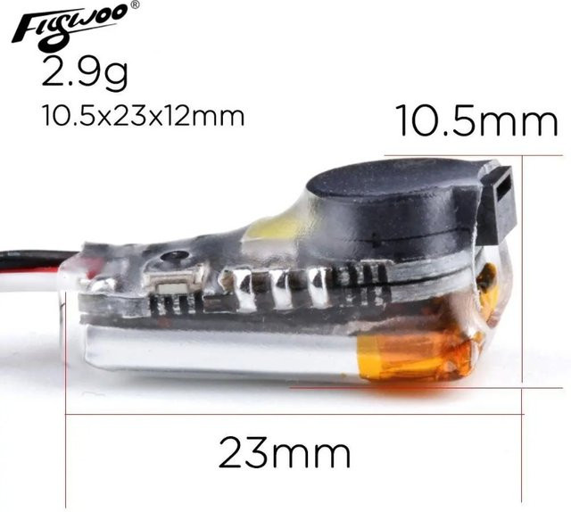 FLYWOO Finder V1.0 BB Ring Buzzer Alarm mit 100 dB und LED-Licht für Betaflight und Cleanflight Flight Controller - Bild 1