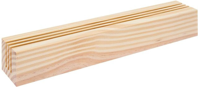 Rico Design Holzständer für Metallringe aus Holz, B/T/H: 26 x 5 x 4 cm - Bild 1