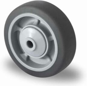 CASCOO Einbaurad P2G2 mit Kugellager, grau, Rad-ø 100 mm, Breite: 32 mm - Bild 1