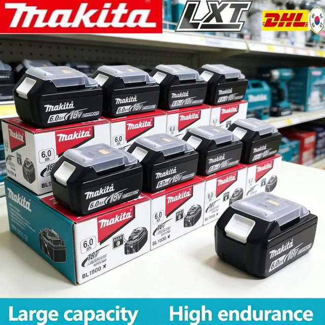 Makita Original Akku 18V Li-Ion für BL1850 und BL1860 sowie DTD173 Elektrowerkzeuge - Bild 1