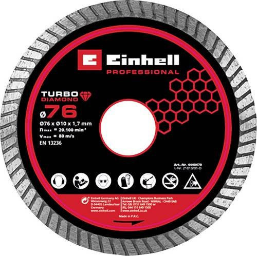 Einhell DIA-Trennscheibe Diamant-Trennscheibe für Fliesen Durchmesser: 7,6 cm - Bild 1