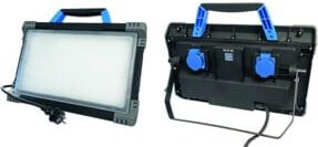 AS Schwabe Optiline LED-Baustrahler 80W mit 9200lm, IP54, Kaltweiß, Weiß/Schwarz - Bild 2