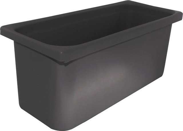 Ninka Ablageschale aus Kunststoff in Anthrazit, B/T/H: 40,0 x 13,0 x 13,2 cm - Bild 1
