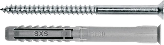 Fischer Langschaftdübel SXS 8 x 190 Z aus Edelstahl und Nylon für Beton - Bild 1