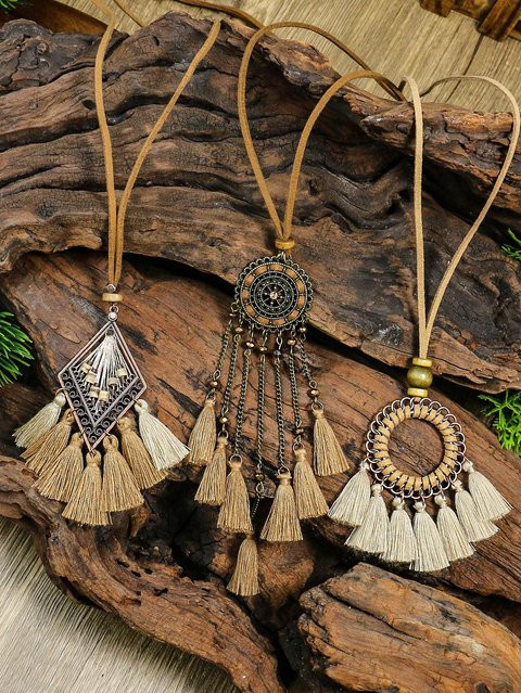 Lucky Star Jewelry Anhängerkette, Damen, Vintage Ethnischer Feiertagsstil - Bild 1