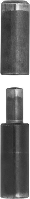 SO-TECH Anschweißband Rund aus Stahl in Schwarz Matt, Durchmesser: 1,4 cm, Höhe: 7 cm - Bild 1