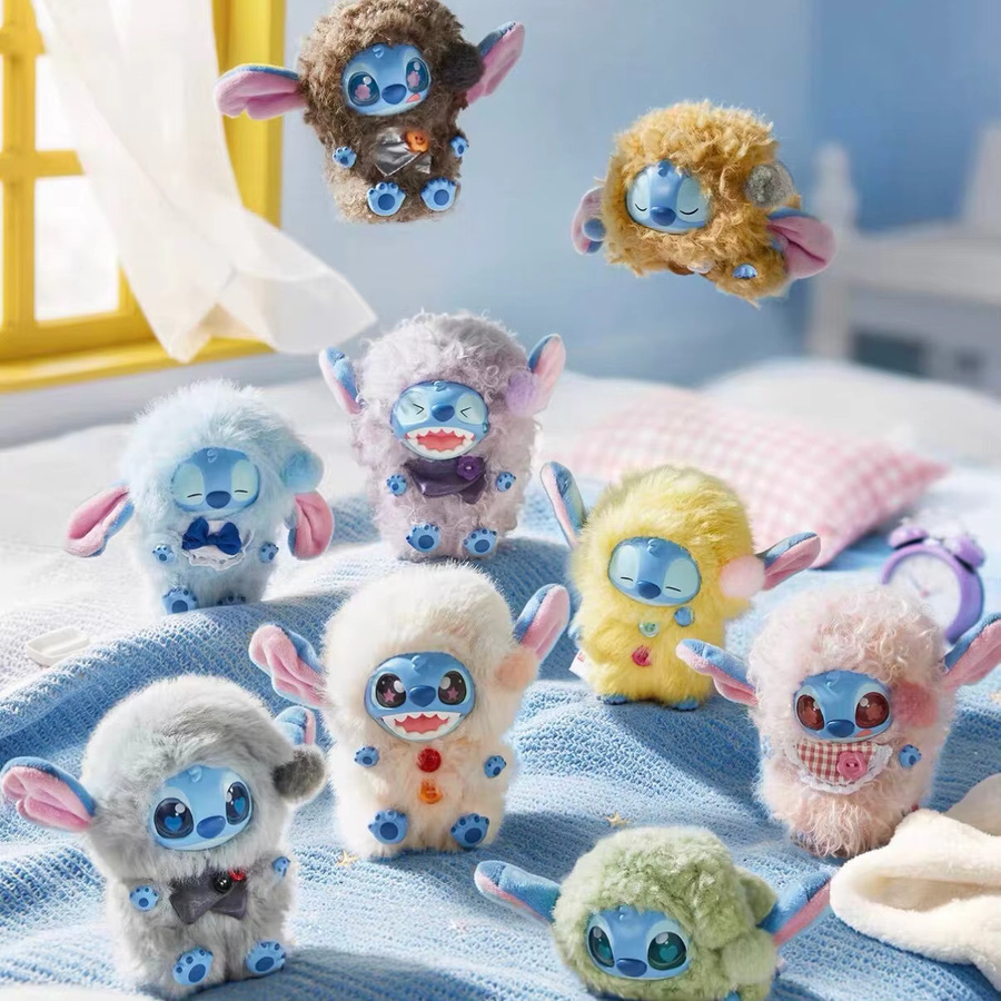 MINISO Stitch Five More Minutes Of Sleep Serie, Plüsch-Anhänger, Mystery Box - Bild 2