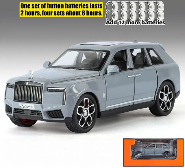 Linyi toy car Rolls Royce Cullinan Luxus-SUV, Automodell, 1:32, Metall, ab 18 Jahre - Bild 1