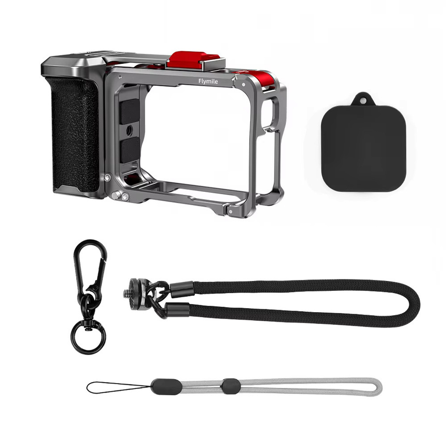 Flymile Kameragriffhalter für Insta360 Ace Pro 2 und Ace Pro, Anti-Shake Kamerazubehör mit Auslöser für Fotografie - Bild 5