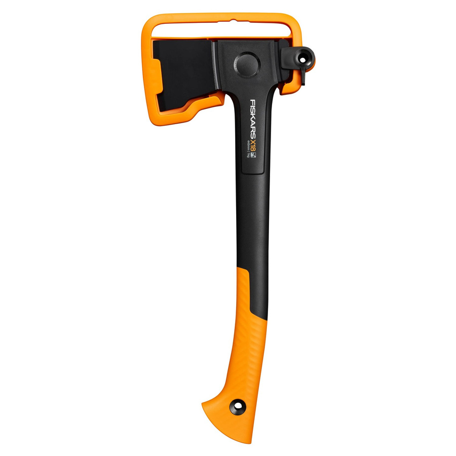 Fiskars X-series X18 Universalaxt der 5. Generation in Schwarz-Orange mit Stahlklinge und FiberComp-Stiel - Bild 3